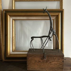 Vintage African primitive sculptures.